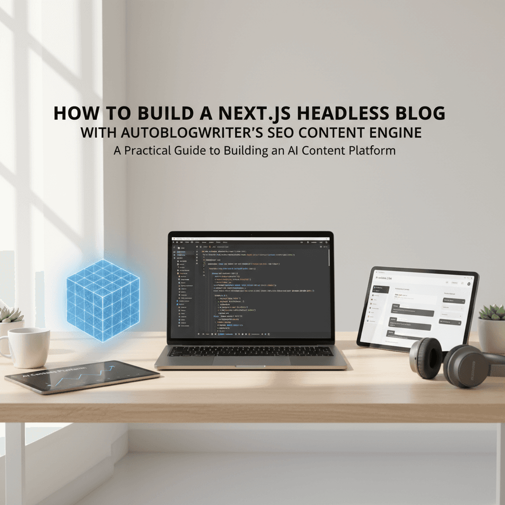 How to Build a Next.js Headless Blog with AutoBlogWriter’s SEO Content Engine