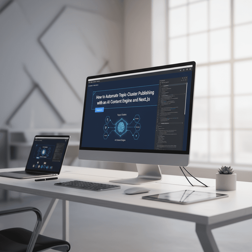 How to Automate Topic-Cluster Publishing with an AI Content Engine and Next.js