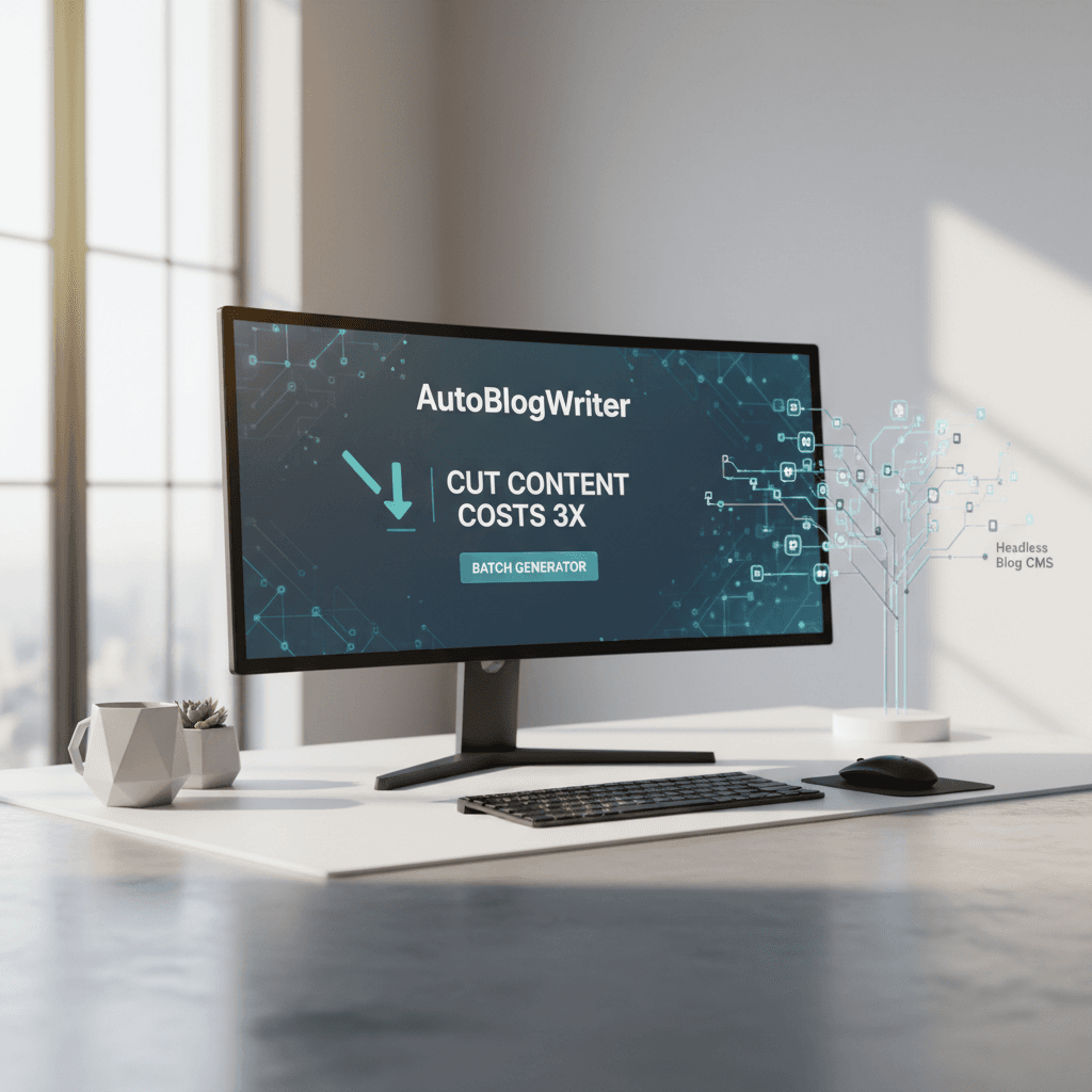 How to cut content costs 3x with AutoBlogWriter’s batch generator