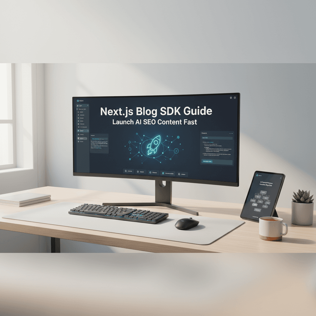 Next.js Blog SDK Guide: Launch AI SEO Content Fast