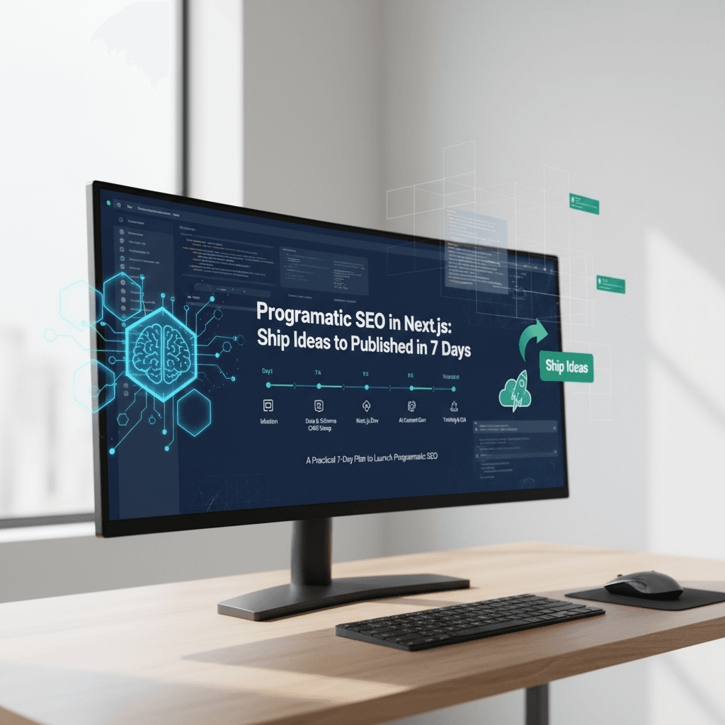 Programmatic SEO in Next.js: Ship Ideas to Published in 7 Days