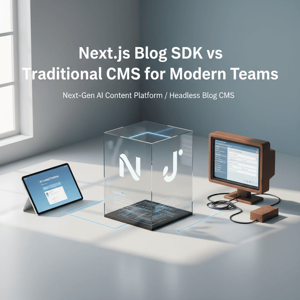Next.js blog SDK vs Traditional CMS for Modern Teams