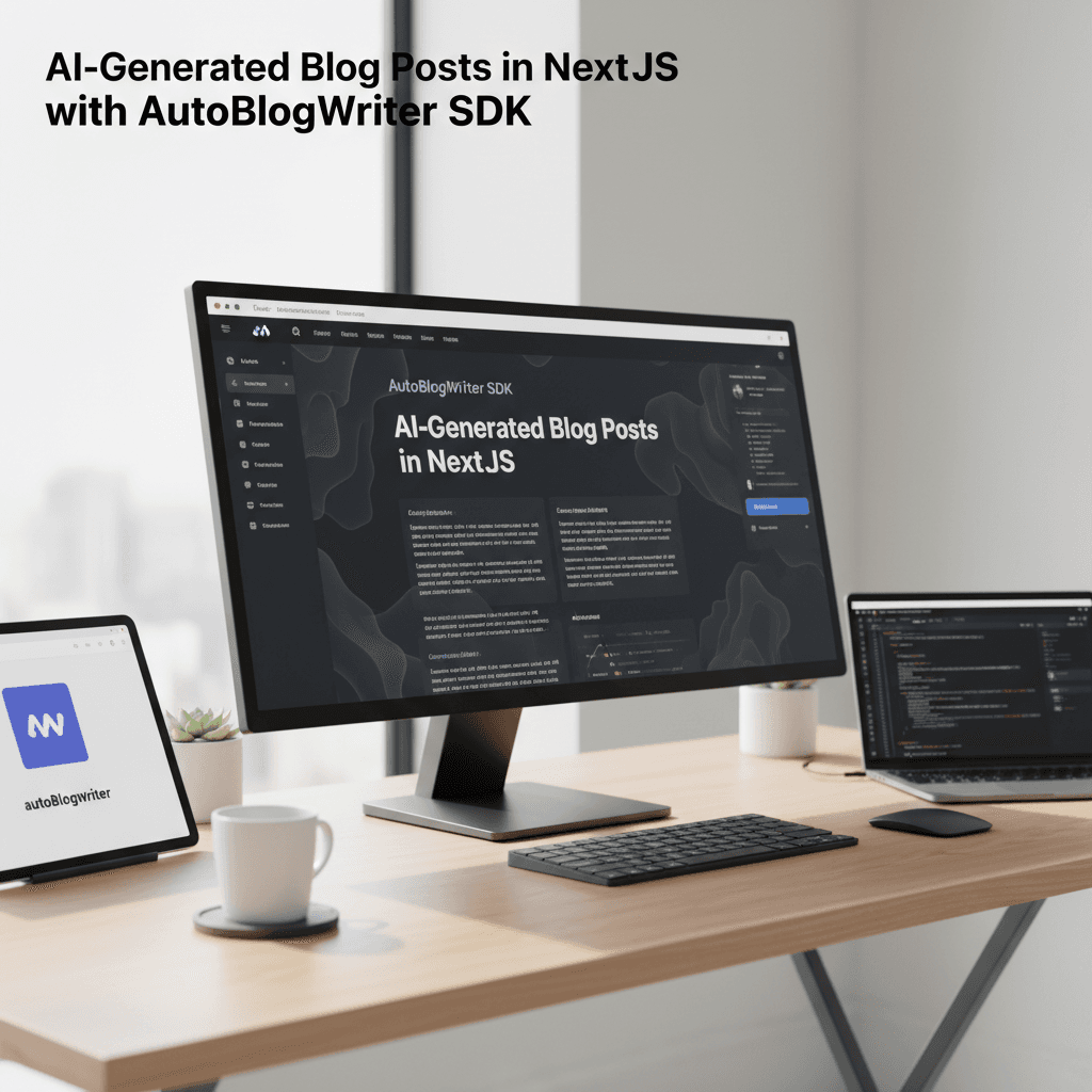 AI-Generated Blog Posts in Next.js with AutoBlogWriter SDK