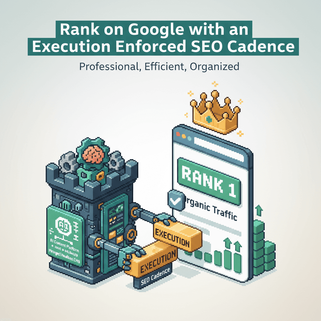 Rank on Google with an Execution Enforced SEO Cadence