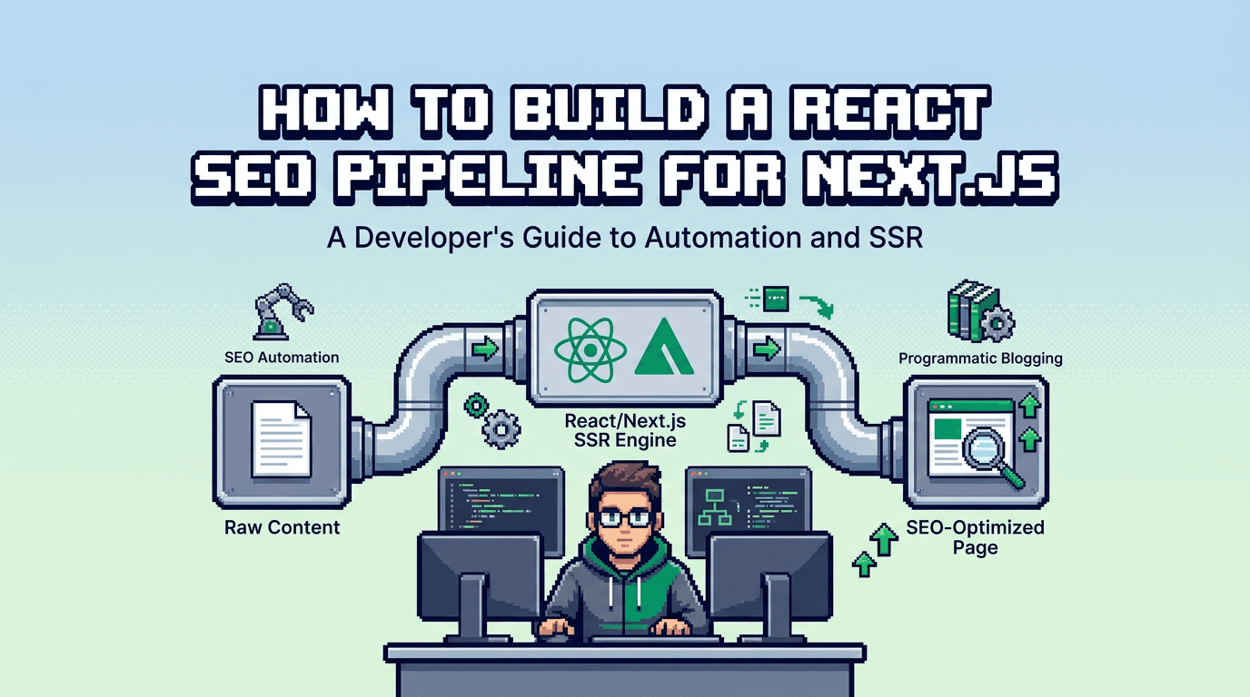 How to Build a React SEO Pipeline for Next.js