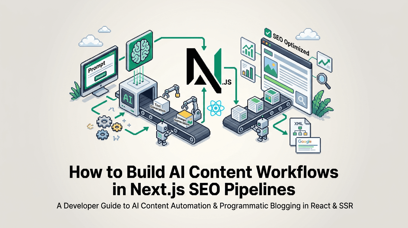 How to Build AI Content Workflows in Next.js SEO Pipelines