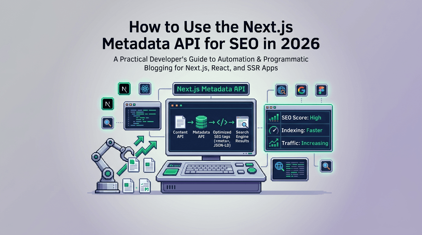 How to Use the Next.js Metadata API for SEO in 2026