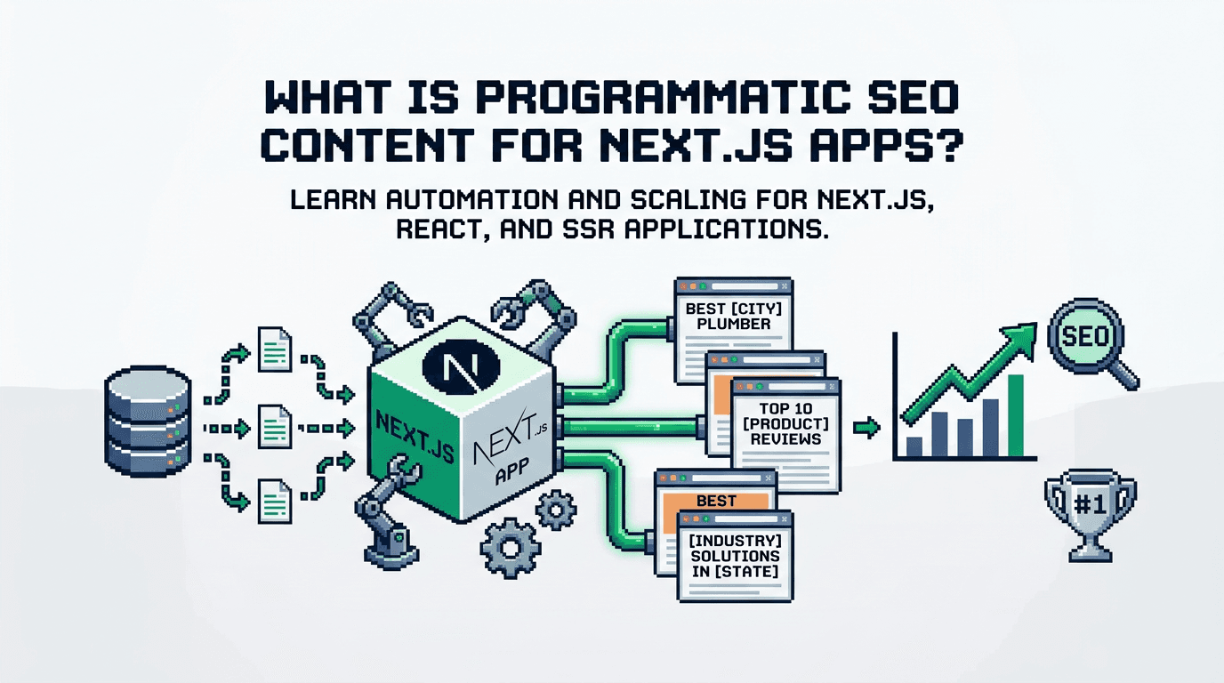What is programmatic SEO content for Next.js apps