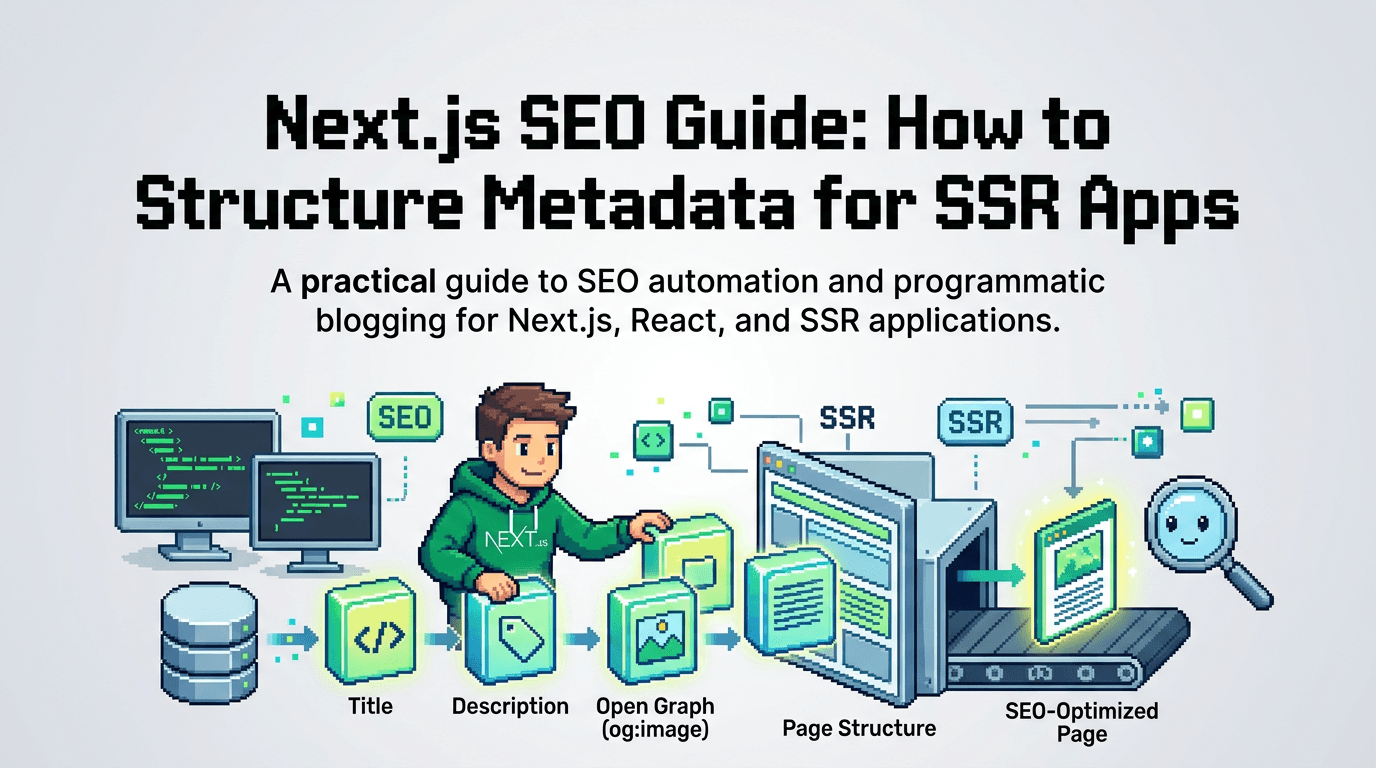 Next.js SEO Guide: How to Structure Metadata for SSR Apps