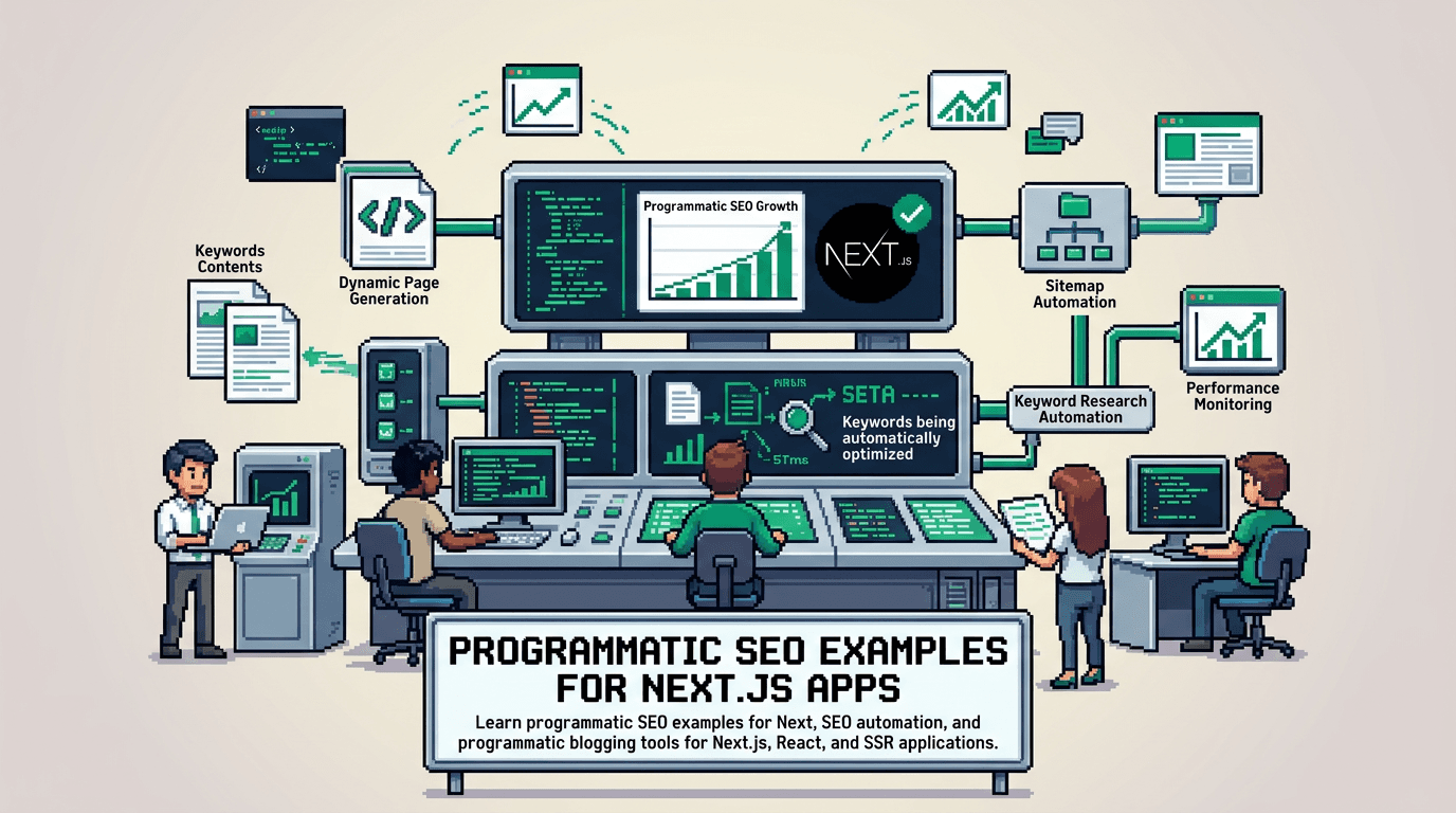 Programmatic SEO Examples for Next.js Apps