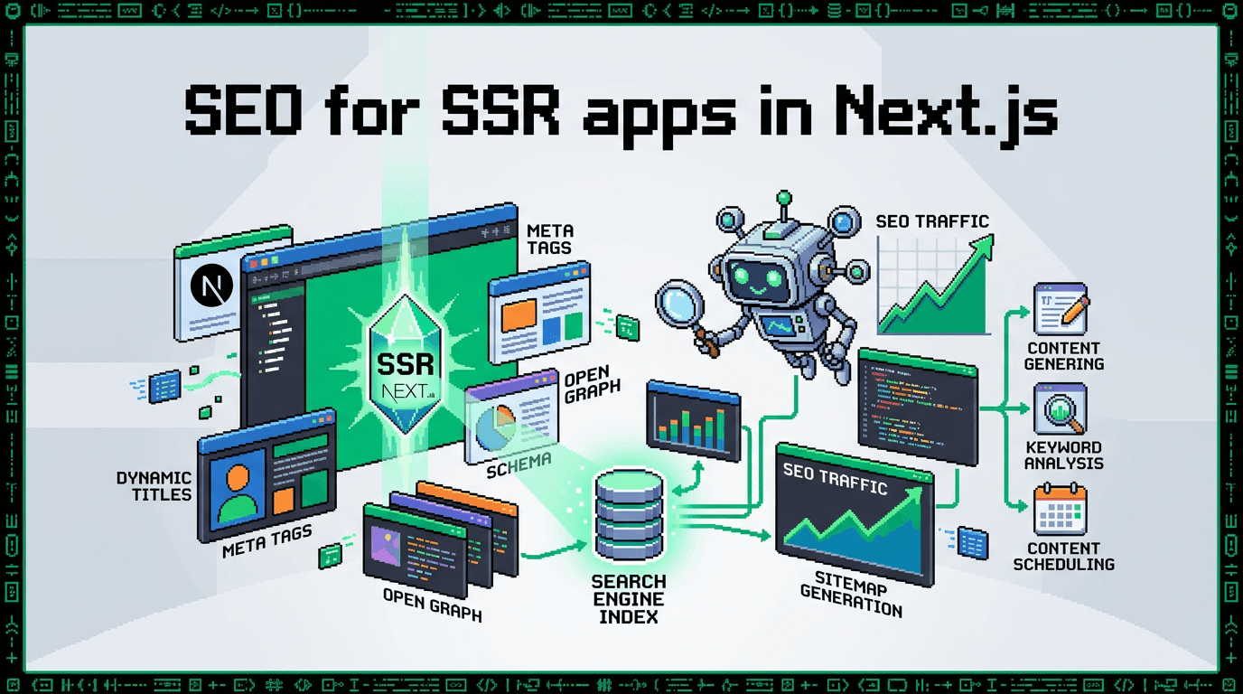 How to implement SEO for SSR applications in Next.js